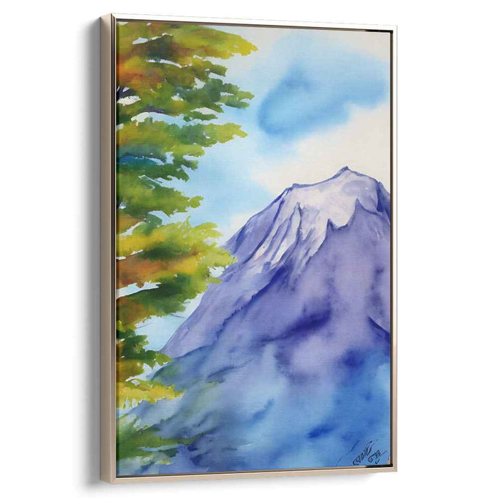 Watercolor Mountain #201
