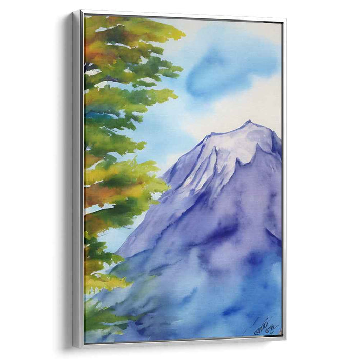 Watercolor Mountain #201