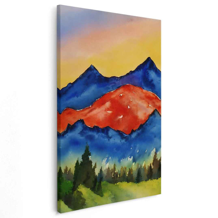 Watercolor Mountain #203