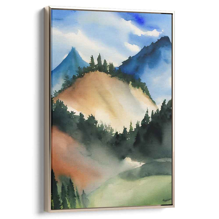 Watercolor Mountain #204