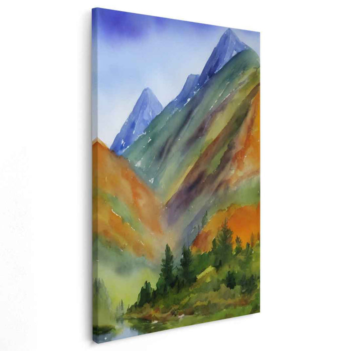 Watercolor Mountain #212