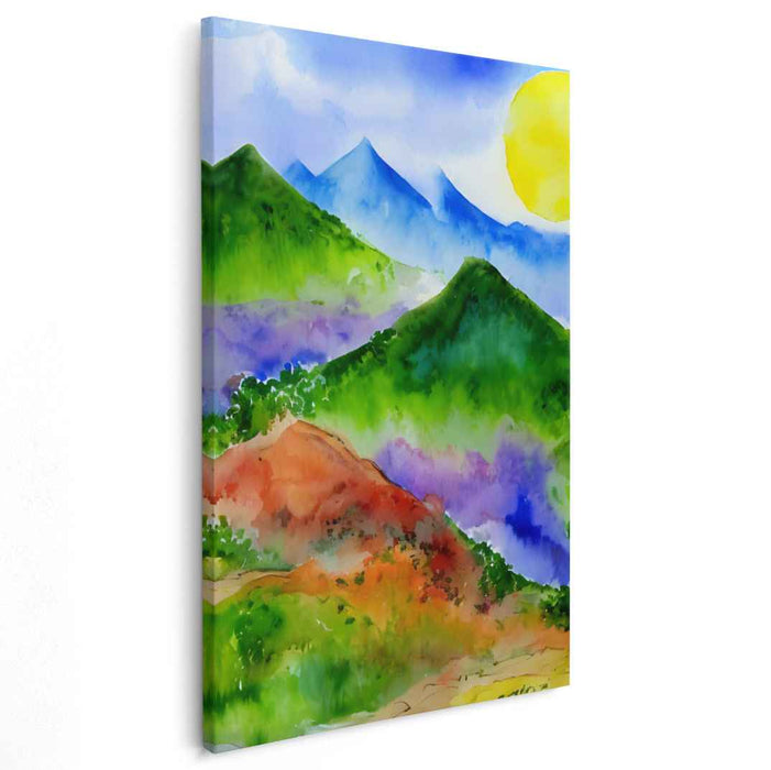 Watercolor Mountain #218