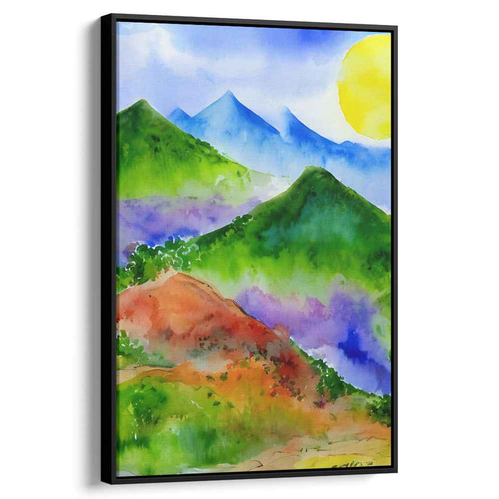 Watercolor Mountain #218