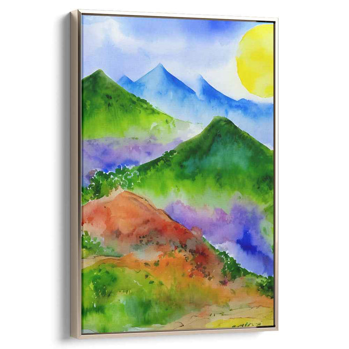 Watercolor Mountain #218