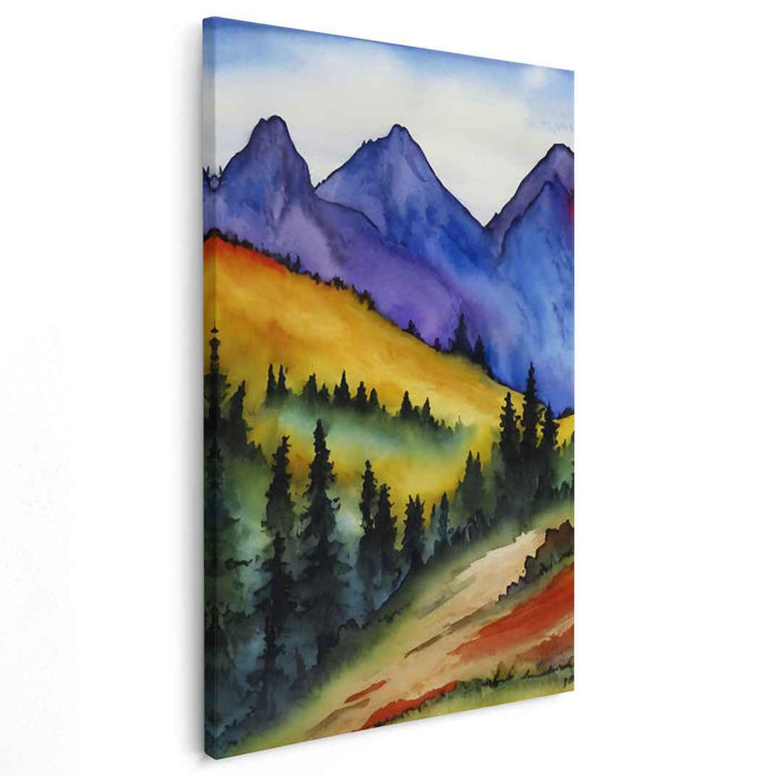 Watercolor Mountain #222