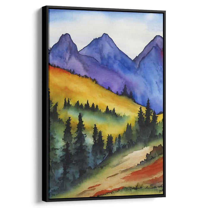 Watercolor Mountain #222
