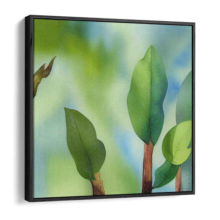 Tranquil Forest Whisper: Serene Nature-Inspired Canvas Art Print