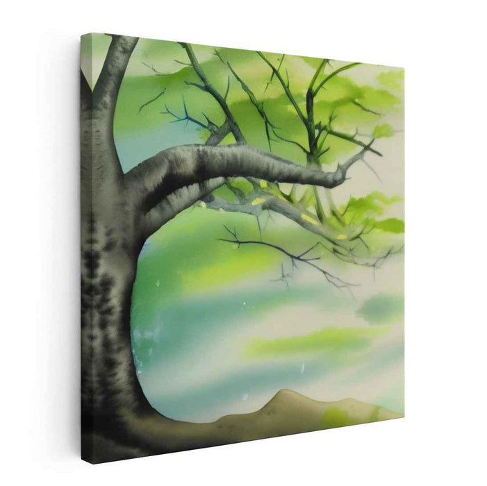 Aquarelle Symphony: Watercolor Nature Scene