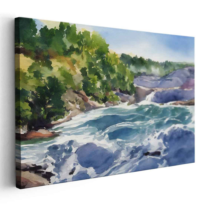 Watercolor Niagara Escarpment #108