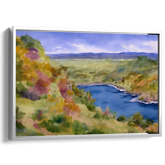 Watercolor Niagara Escarpment #124