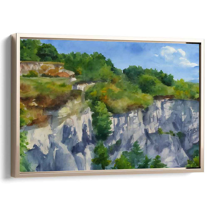 Watercolor Niagara Escarpment #132