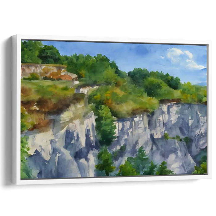 Watercolor Niagara Escarpment #132