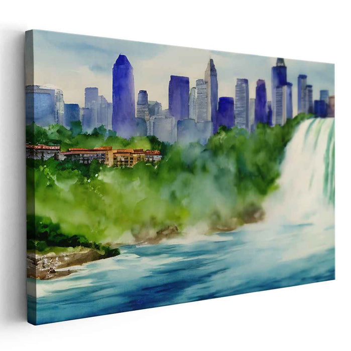 Watercolor Niagara Falls #126