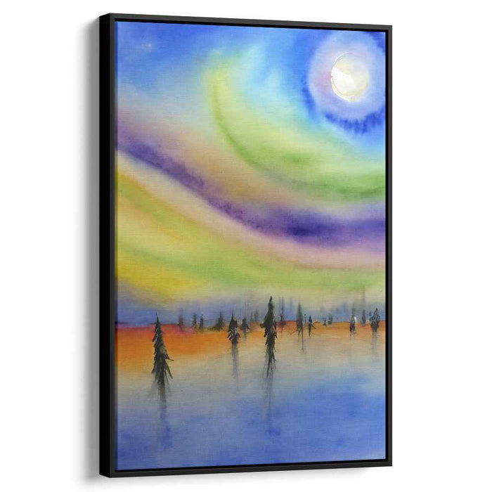 Mystical Dusk Dreaming Glow: Enchanted Twilight Canvas Art Print