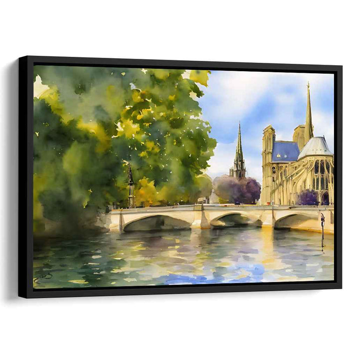 Watercolor Notre Dame Cathedral #102