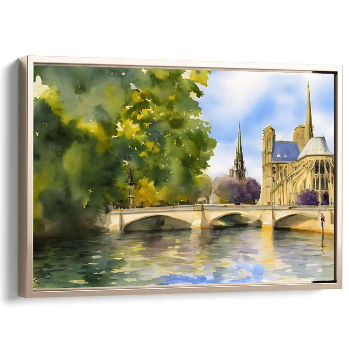 Watercolor Notre Dame Cathedral #102