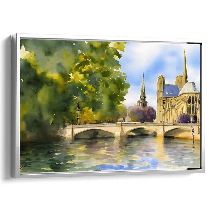 Watercolor Notre Dame Cathedral #102