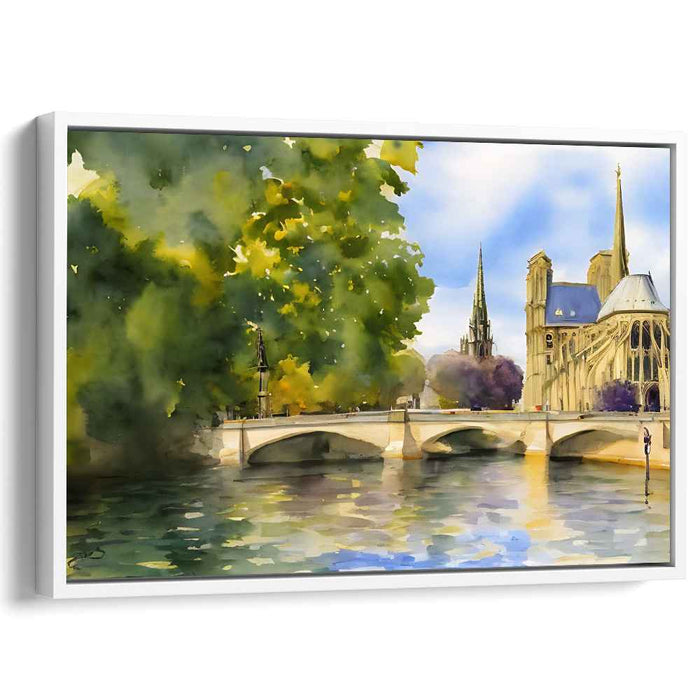 Watercolor Notre Dame Cathedral #102