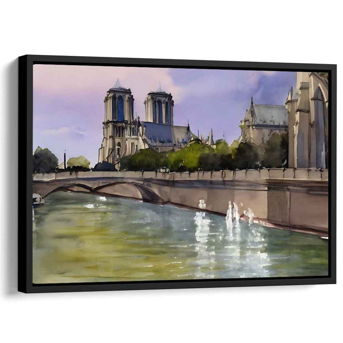 Watercolor Notre Dame Cathedral #109