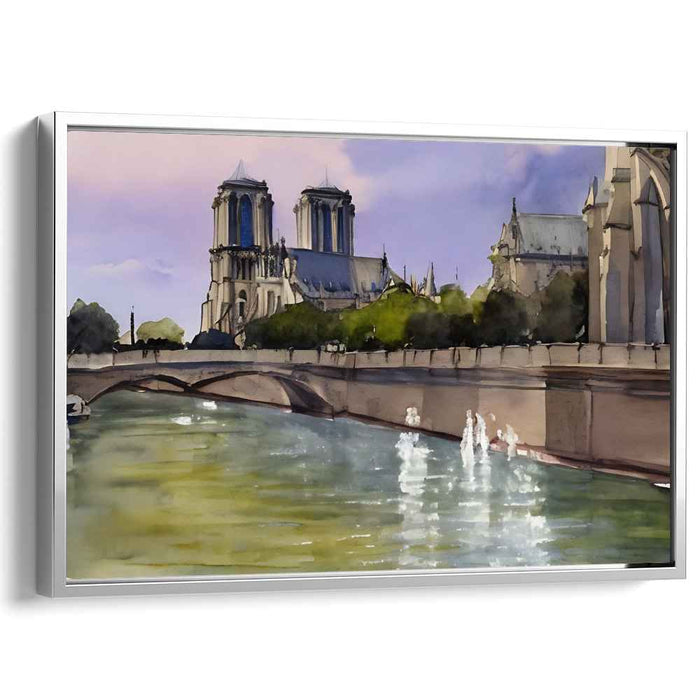 Watercolor Notre Dame Cathedral #109