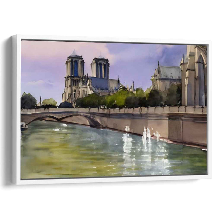Watercolor Notre Dame Cathedral #109