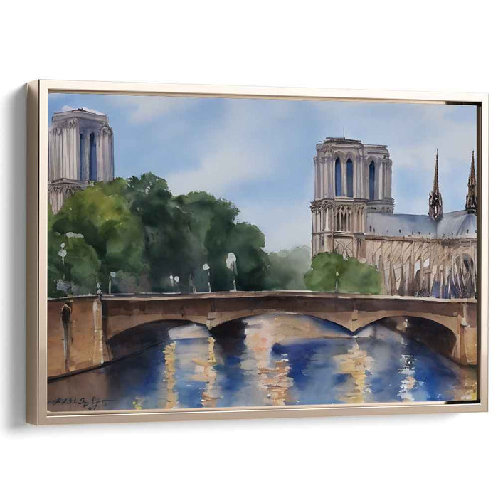 Eiffel's Embrace: Parisian Architectural Masterpiece