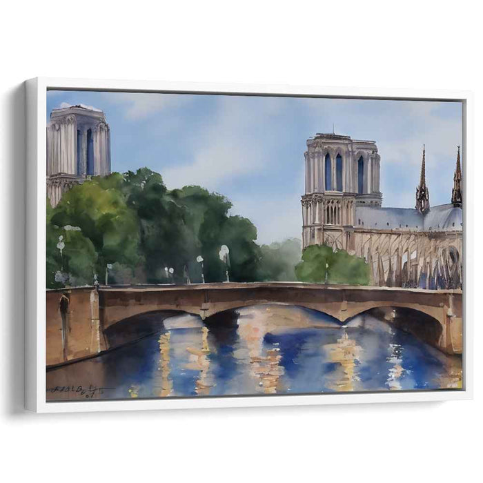 Eiffel's Embrace: Parisian Architectural Masterpiece