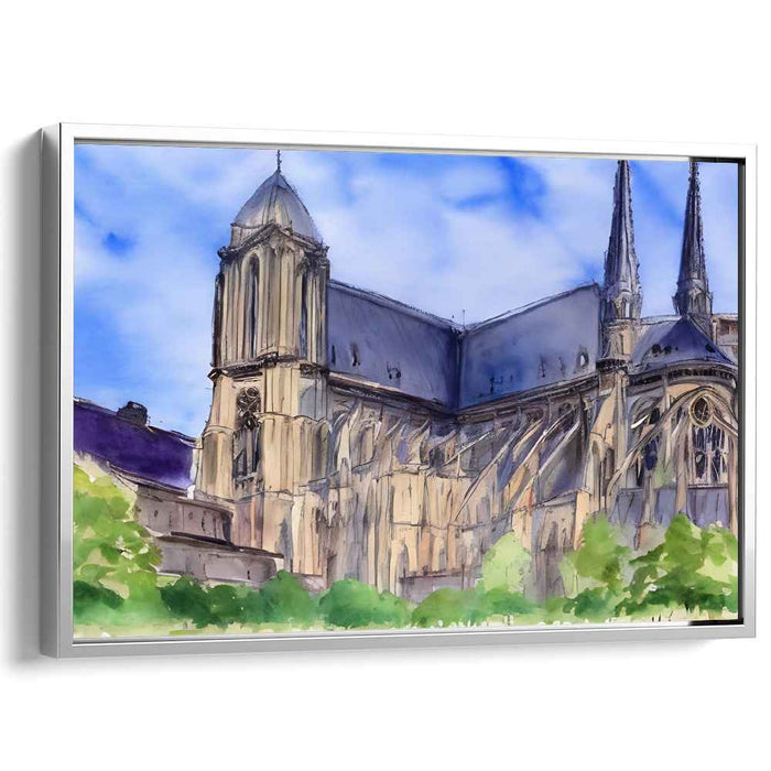 Watercolor Notre Dame Cathedral #128