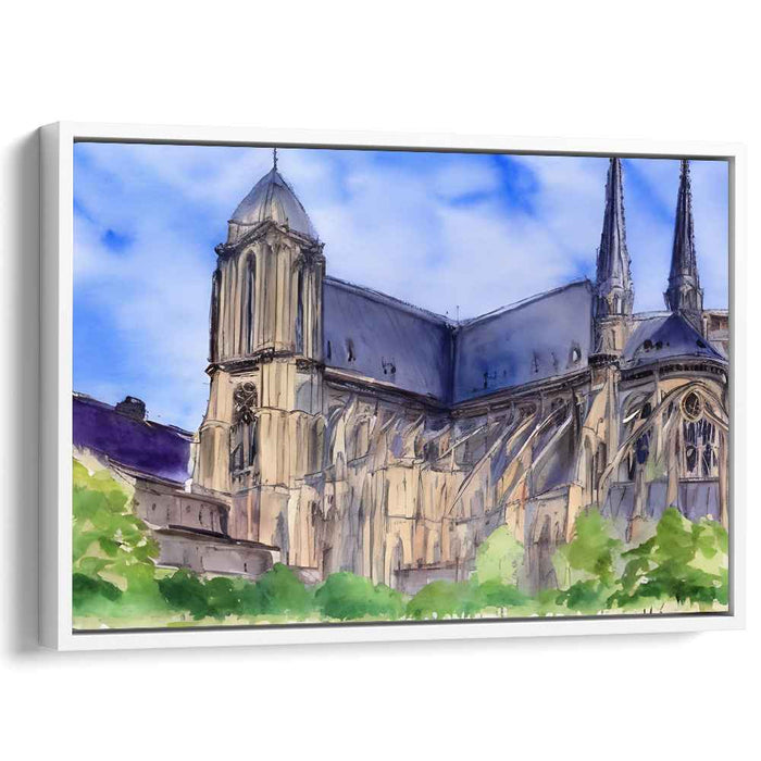 Watercolor Notre Dame Cathedral #128