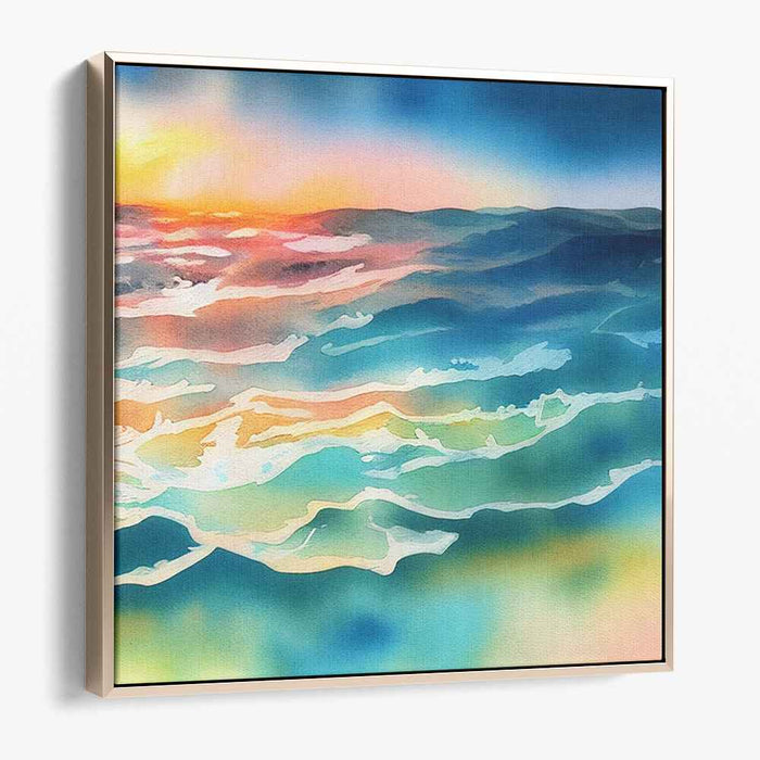 Watercolor Ocean #004