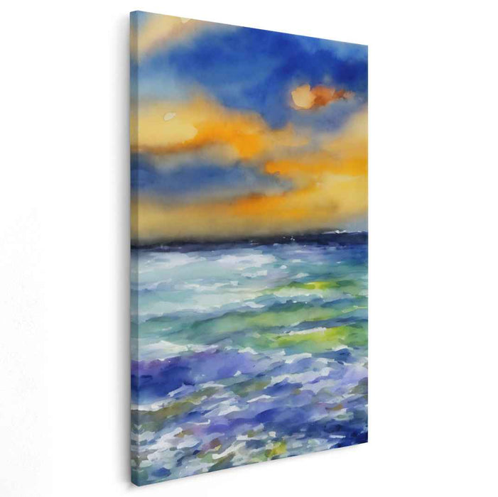 Watercolor Ocean #208