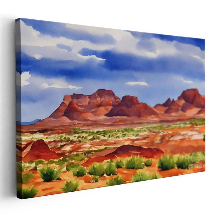 Watercolor Painted Desert #101