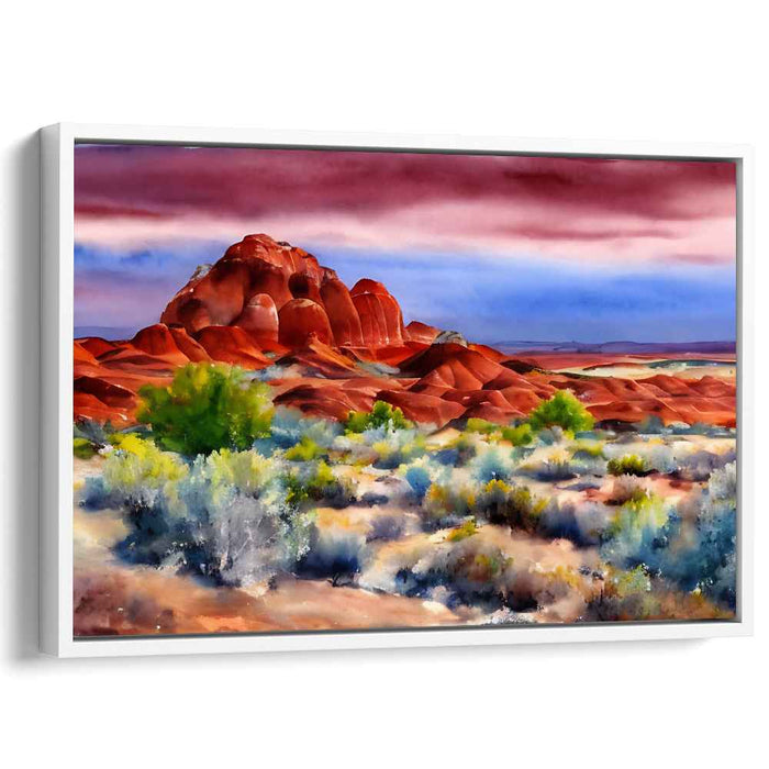 Watercolor Painted Desert #105