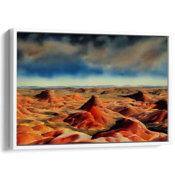 Serenity in Brushstrokes: Realistic Landscape Canvas Art Print