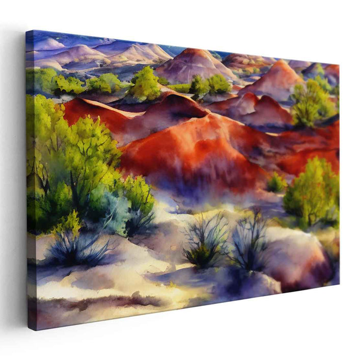 Watercolor Painted Desert #113