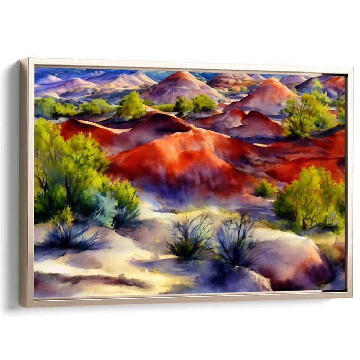 Watercolor Painted Desert #113