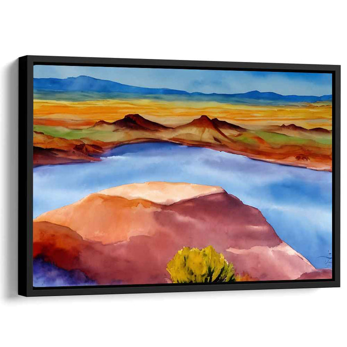 Watercolor Painted Desert #118