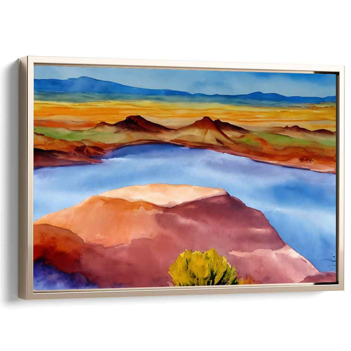 Watercolor Painted Desert #118