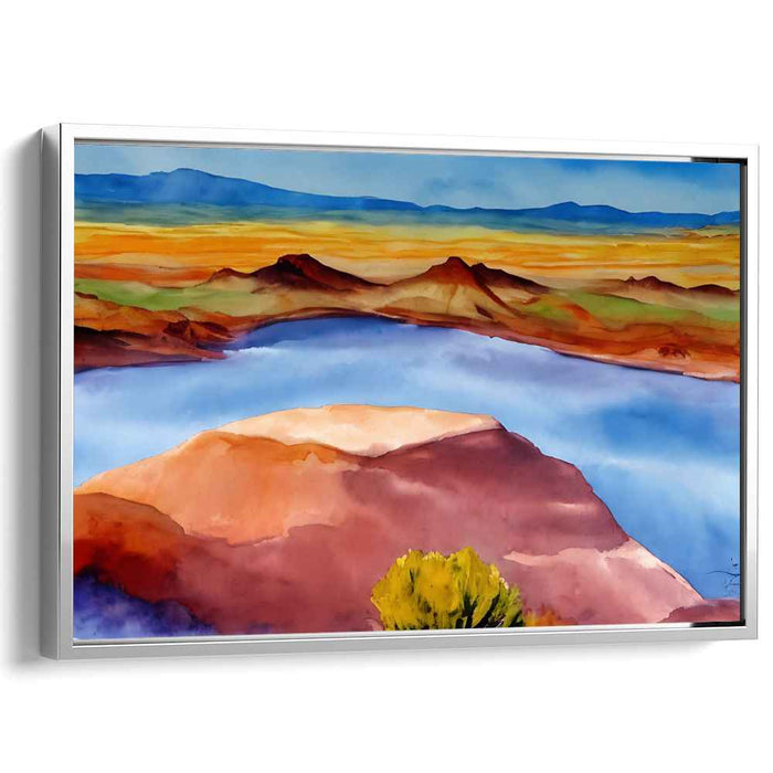 Watercolor Painted Desert #118