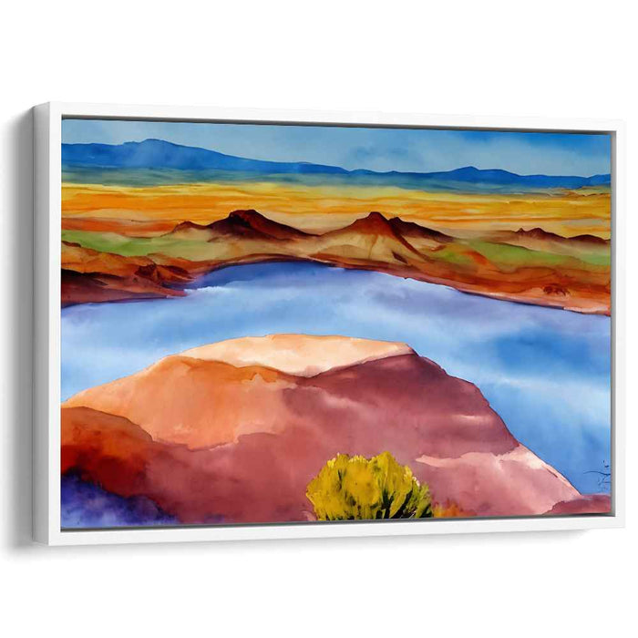 Watercolor Painted Desert #118