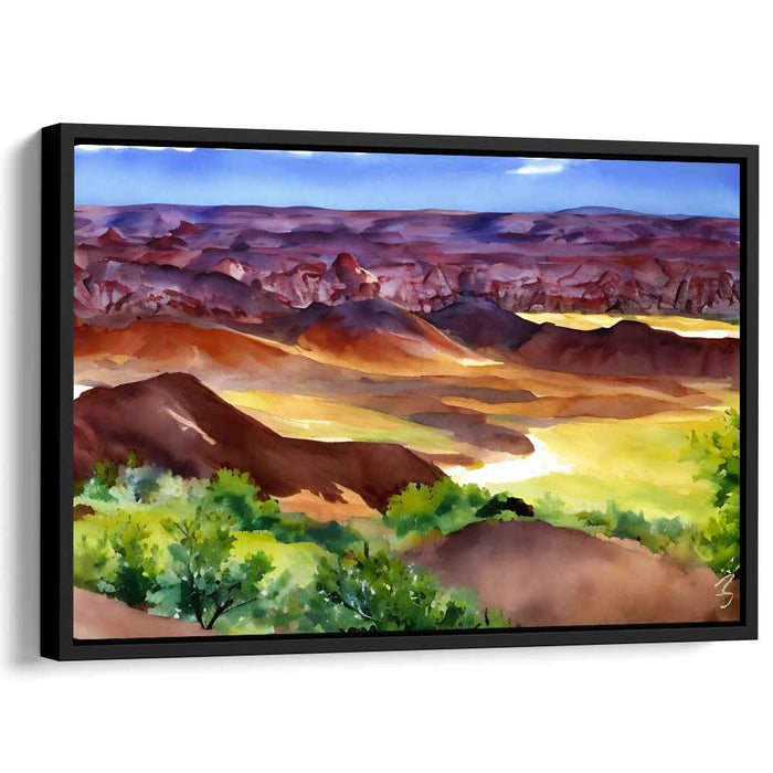 Watercolor Painted Desert #125