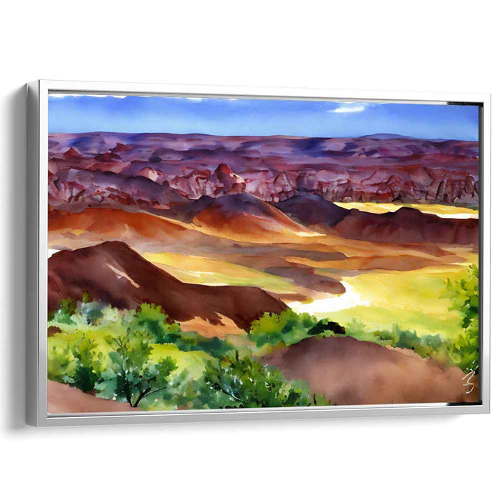 Watercolor Painted Desert #125