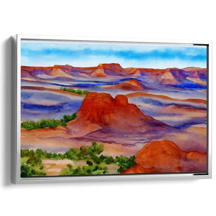 Watercolor Painted Desert #127