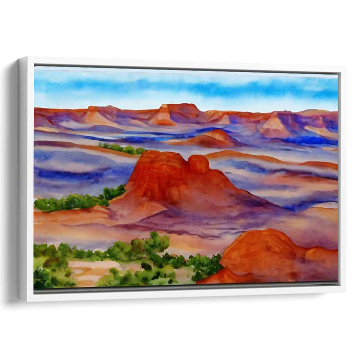 Watercolor Painted Desert #127
