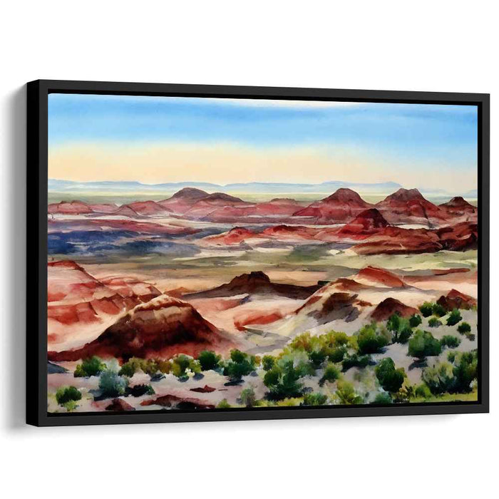 Watercolor Painted Desert #128