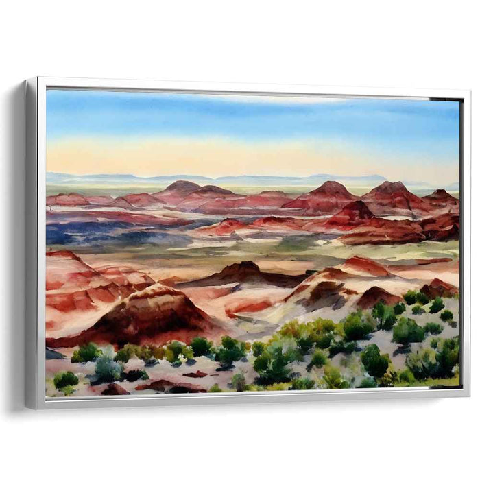 Watercolor Painted Desert #128
