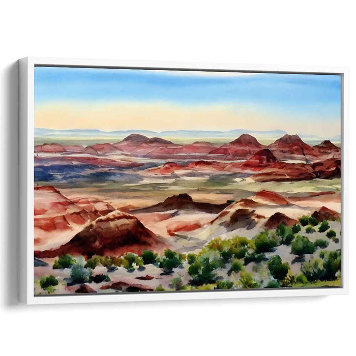 Watercolor Painted Desert #128
