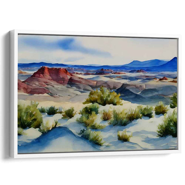 Desert Melodies Echoing Paint: Watercolor Landscape of the American Southwest