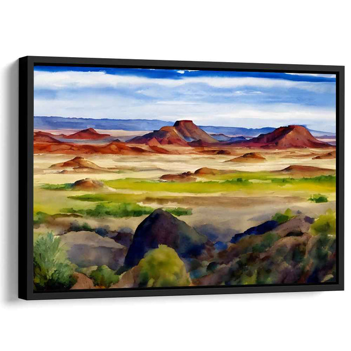 Watercolor Painted Desert #145
