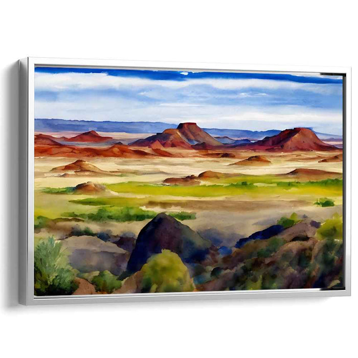 Watercolor Painted Desert #145